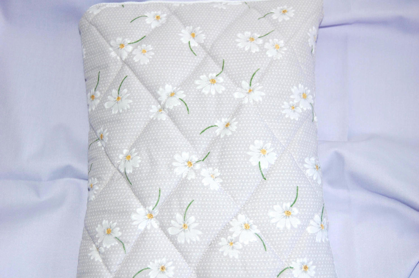 Large Lilac Daisy Book Sleeve for him or her Ideal Christmas Gift Holiday Gift Bookish Love