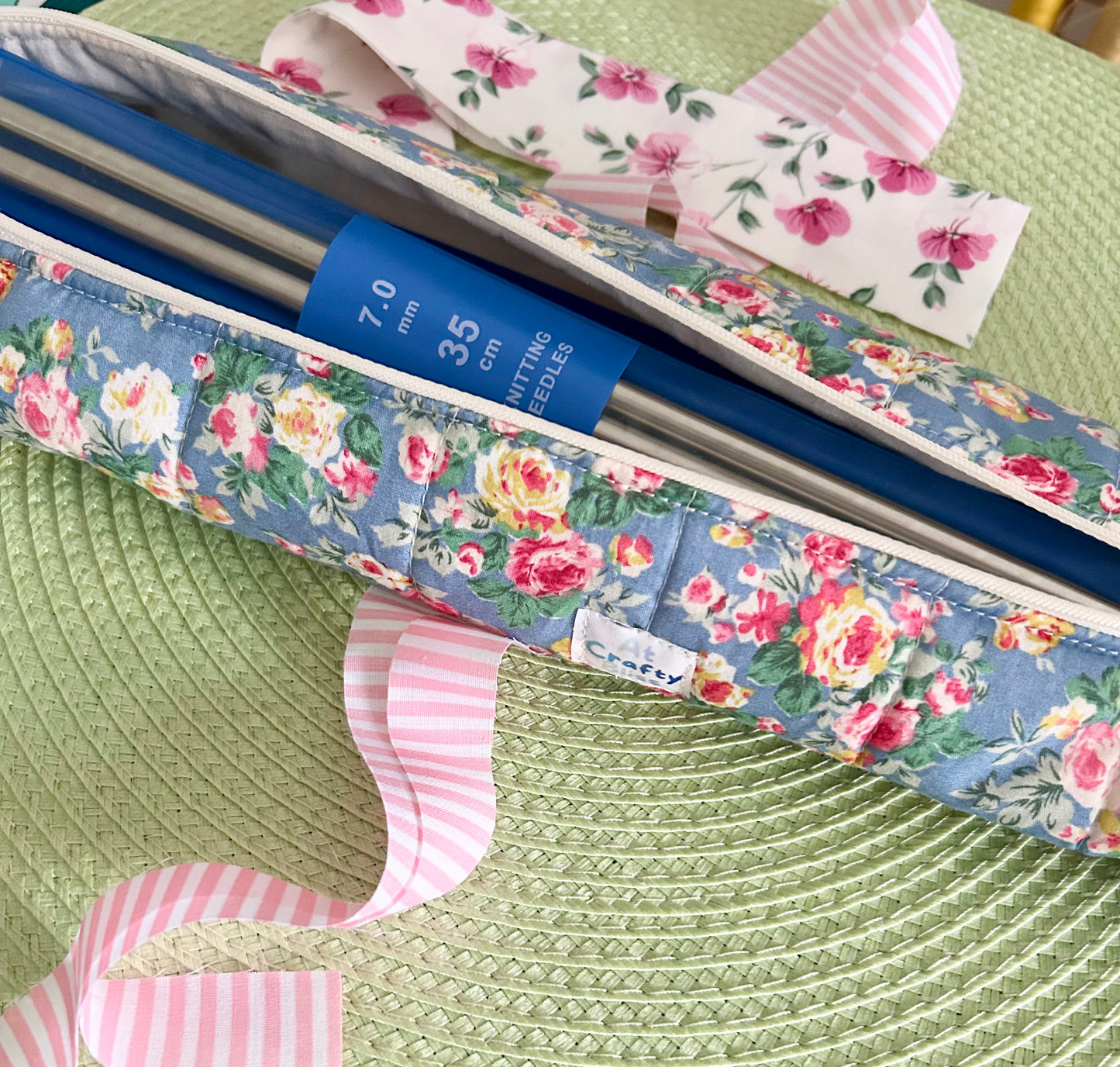 Handmade Knitting Needles Organiser