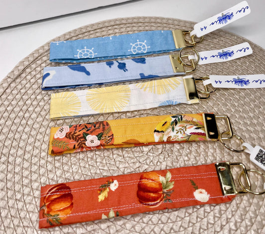 Wristlets for keys. add to rucksack as extra zip pull